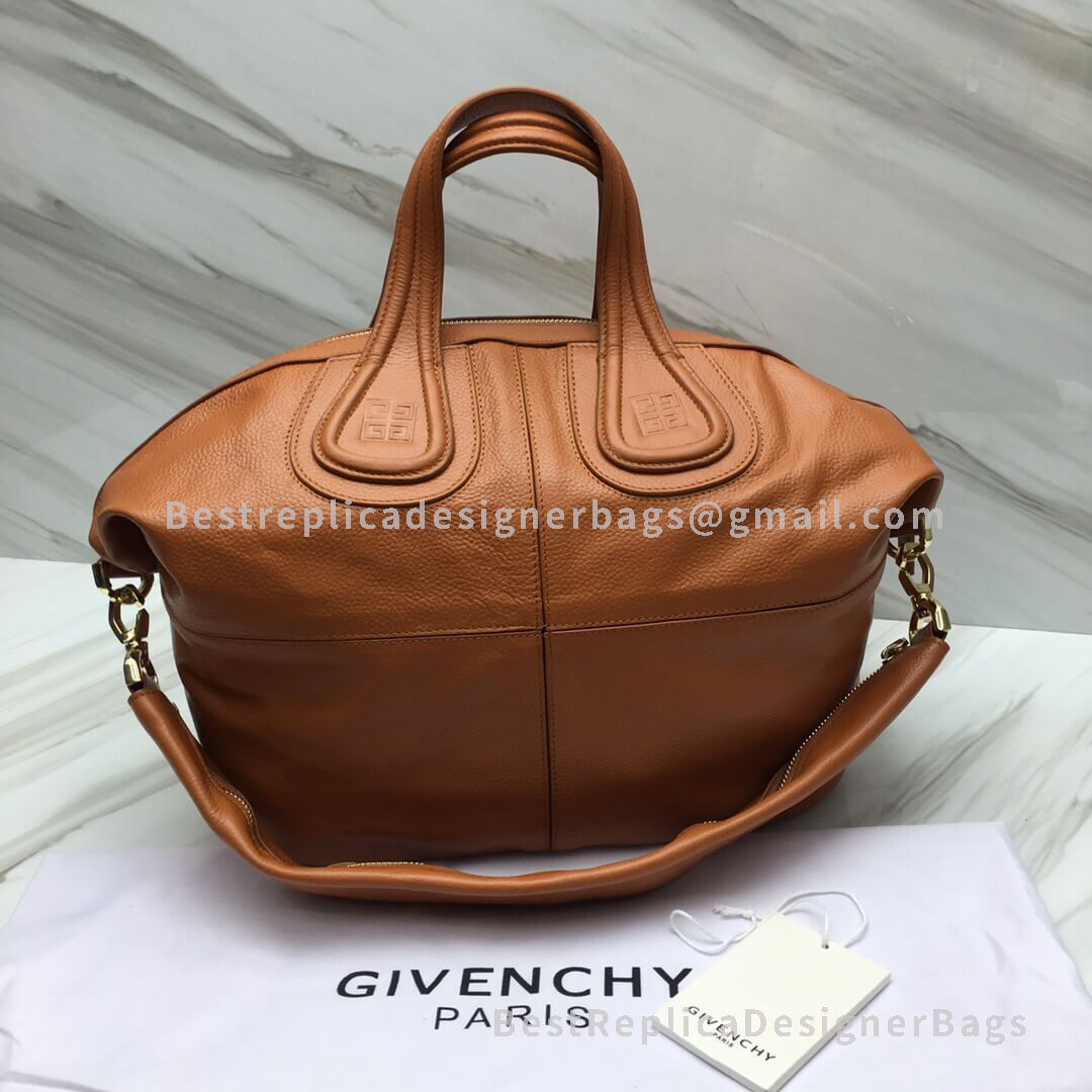 Givenchy Medium Nightingale Handbag In Caramel Calfskin GHW 2-28561